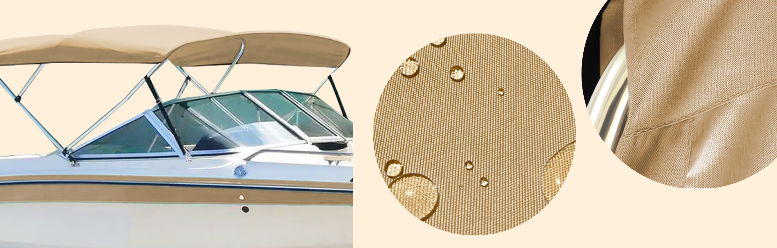 Replacement Canvas 72" LONG, FITS 54"- 60" WIDE | National Bimini Top