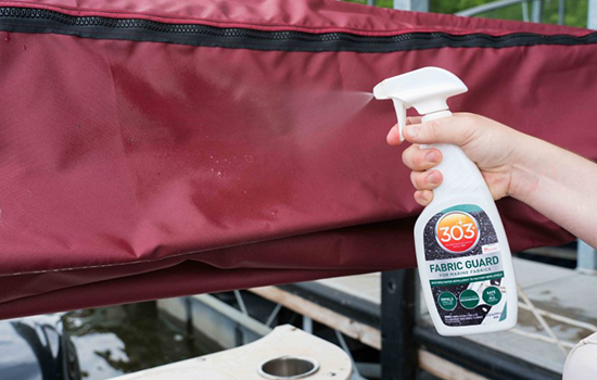 303 Products Marine Fabric Guard - Restores Water and Stain Repellency To  Factory New Levels, Simple and Easy To Use, Manufacturer Recommended, Safe