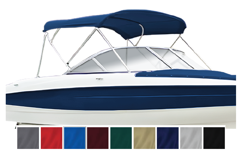 3 Bow Bimini Low color bar