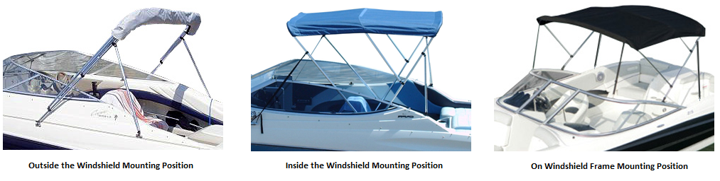 Bimini Boat Top Mounting Positions-2